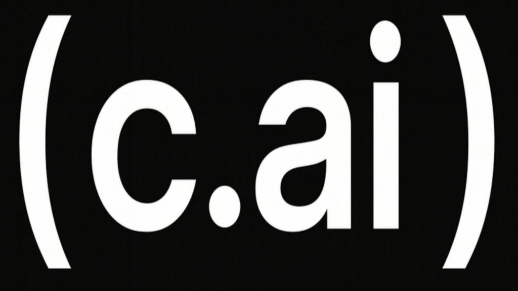 Character AI logo – popular AI chat app to talk with virtual girlfriends, boyfriends, and companions