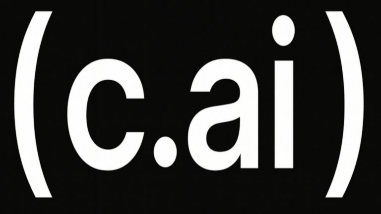 Character AI logo – popular AI chat app to talk with virtual girlfriends, boyfriends, and companions