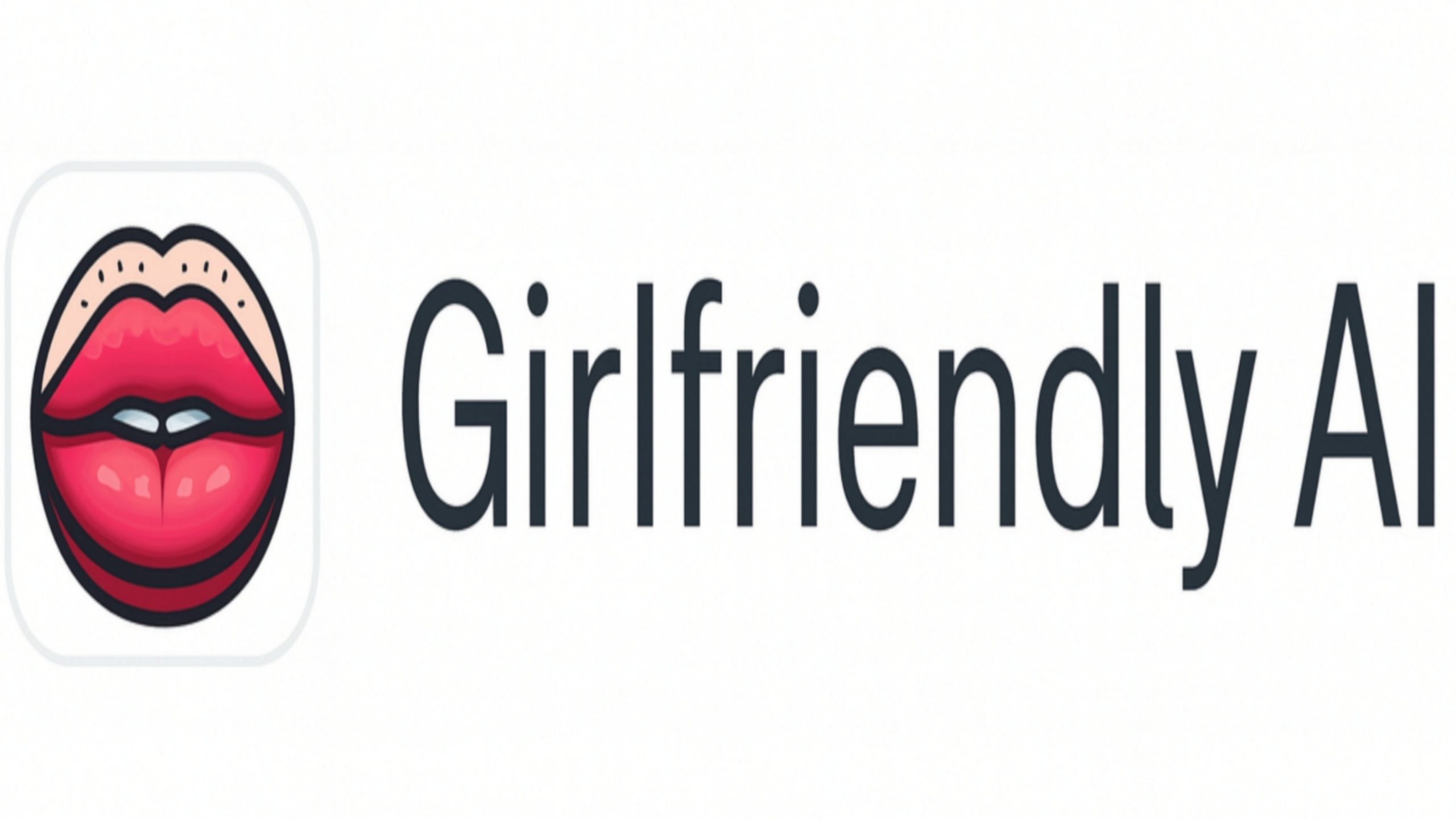 Girlfriendly AI logo – realistic AI girlfriend app for chatting, flirting, and virtual love
