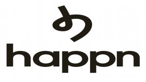 Happn logo – location-based dating app to meet singles you’ve crossed paths with