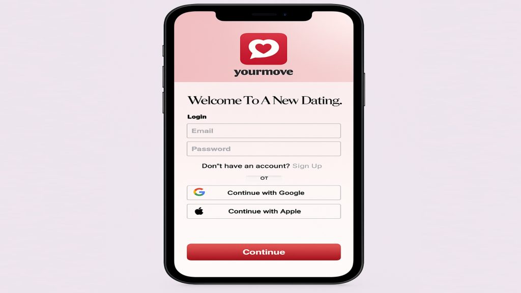 YourMove AI mobile app interface – chat assistant for dating apps that suggests flirty and engaging replies