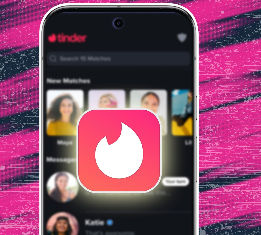 Tinder mobile app interface – swipe to meet new people and find love online