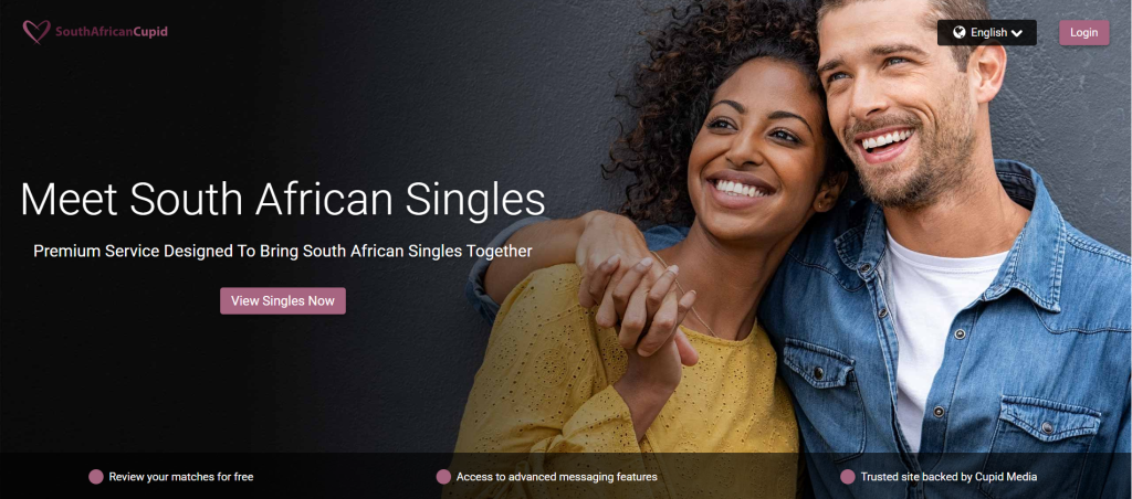 South African Cupid homepage – local dating platform connecting South African men and women for love and relationships