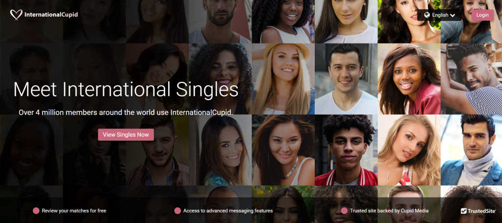 InternationalCupid homepage – trusted international dating platform connecting singles across countries for love and relationships
