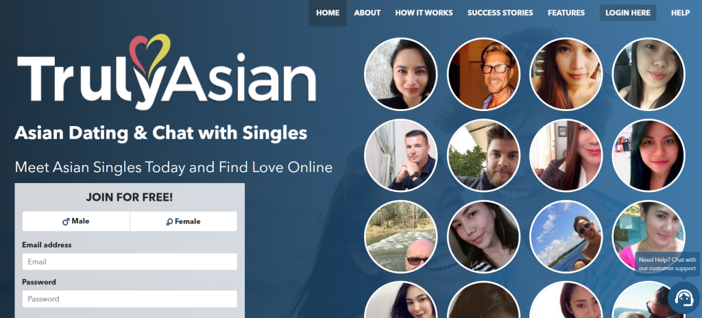 TrulyAsian homepage – trusted online dating platform connecting Asian singles for love and relationships