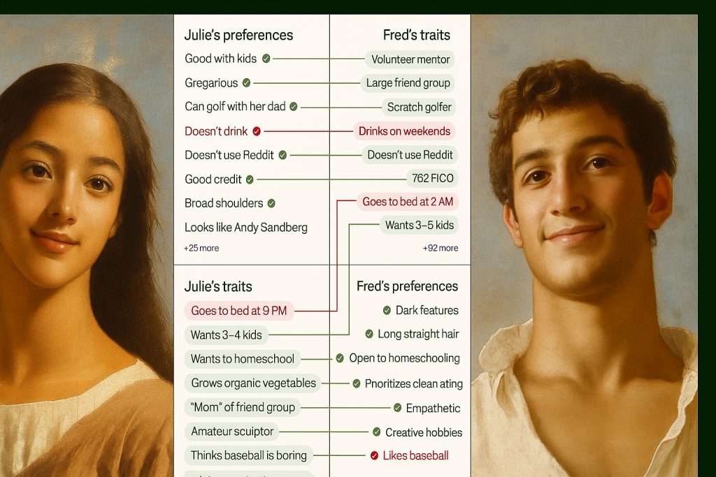 Keeper AI mobile app interface – chat with realistic AI partners and build your own digital relationship