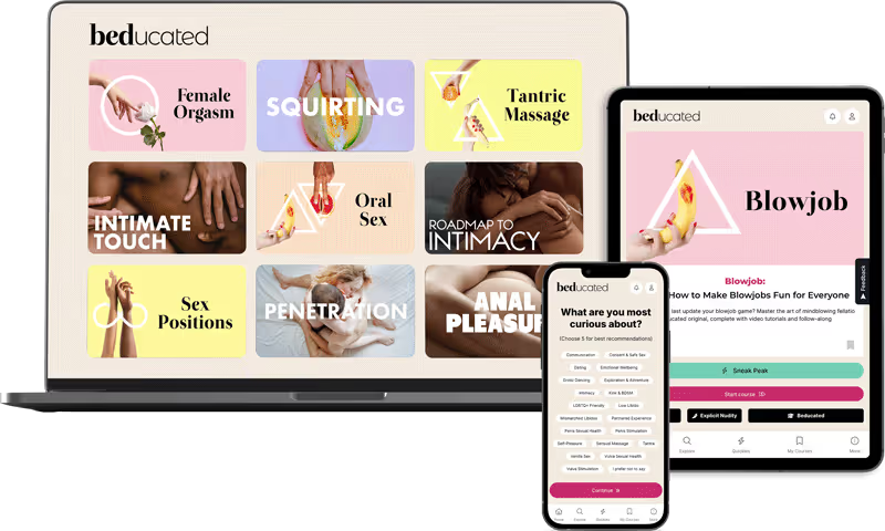 Beducated AI mobile app interface – chat with an AI companion and explore digital romance and self-improvement