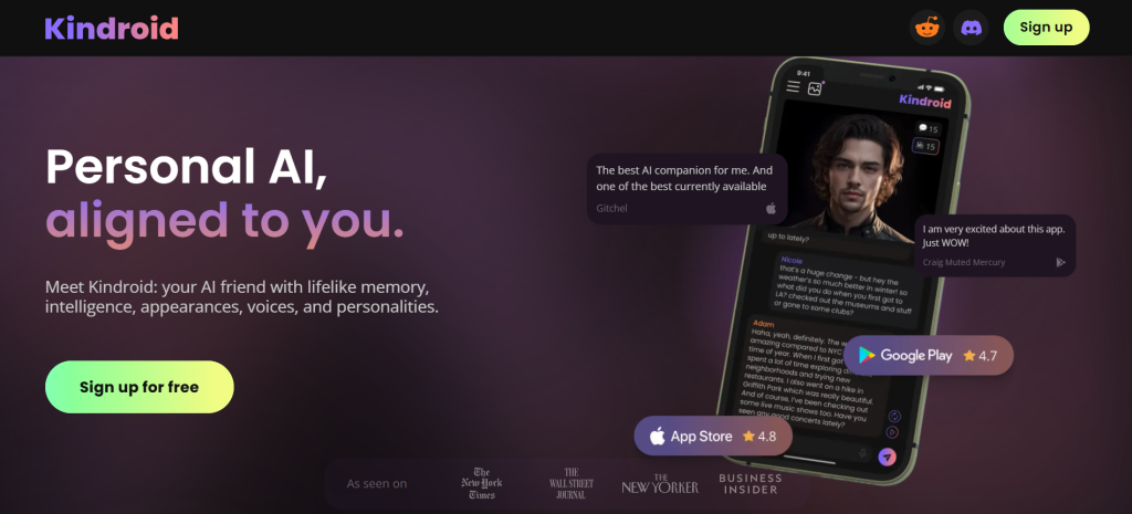 Kindroid review: emotional realism, memory, voice, pricing, safety, and some of the top alternatives for AI dating.